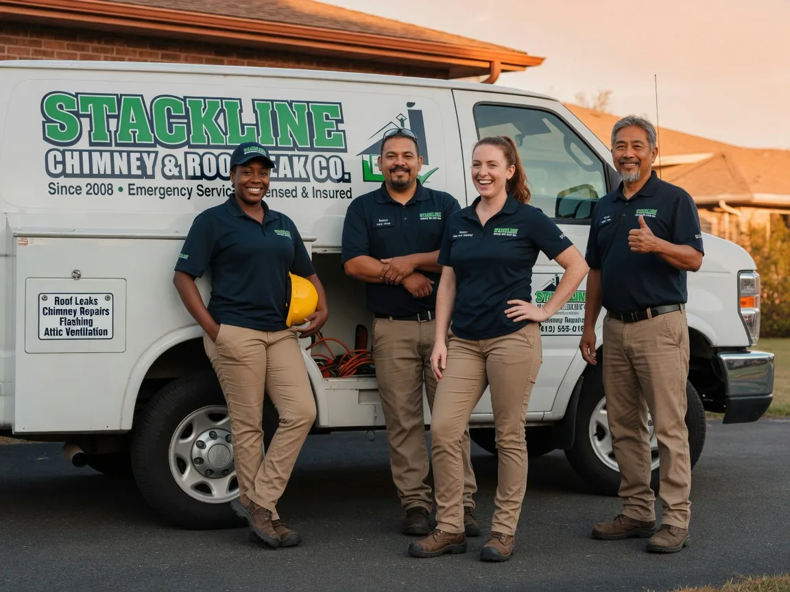 Chimney flashing repair company in Excello, MO